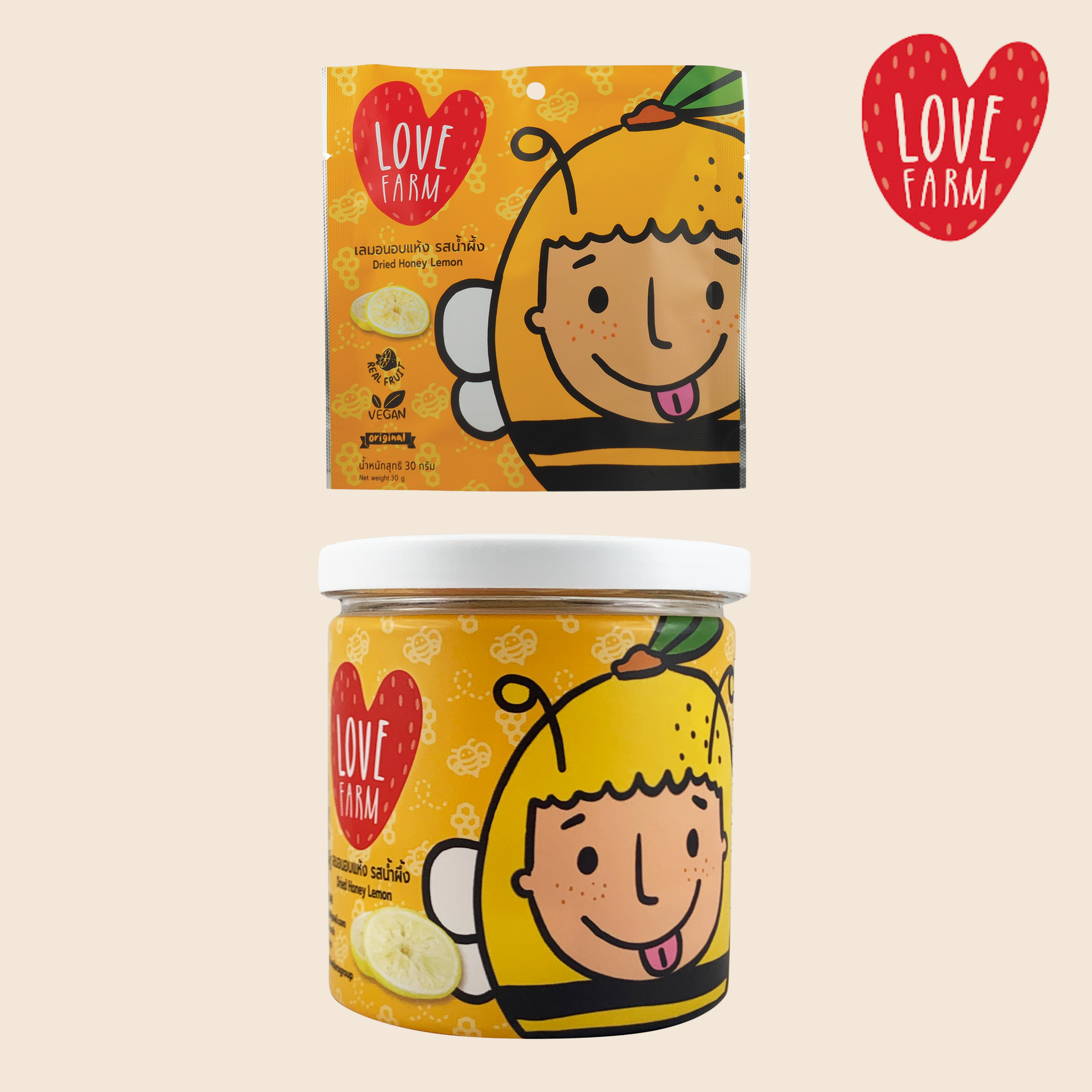 Dried Honey Lemon 30g / 120g