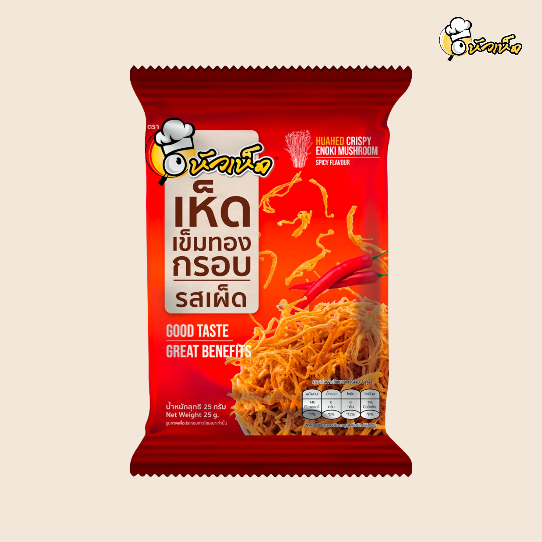 Crispy Golden Mushroom (Spicy) 30g
