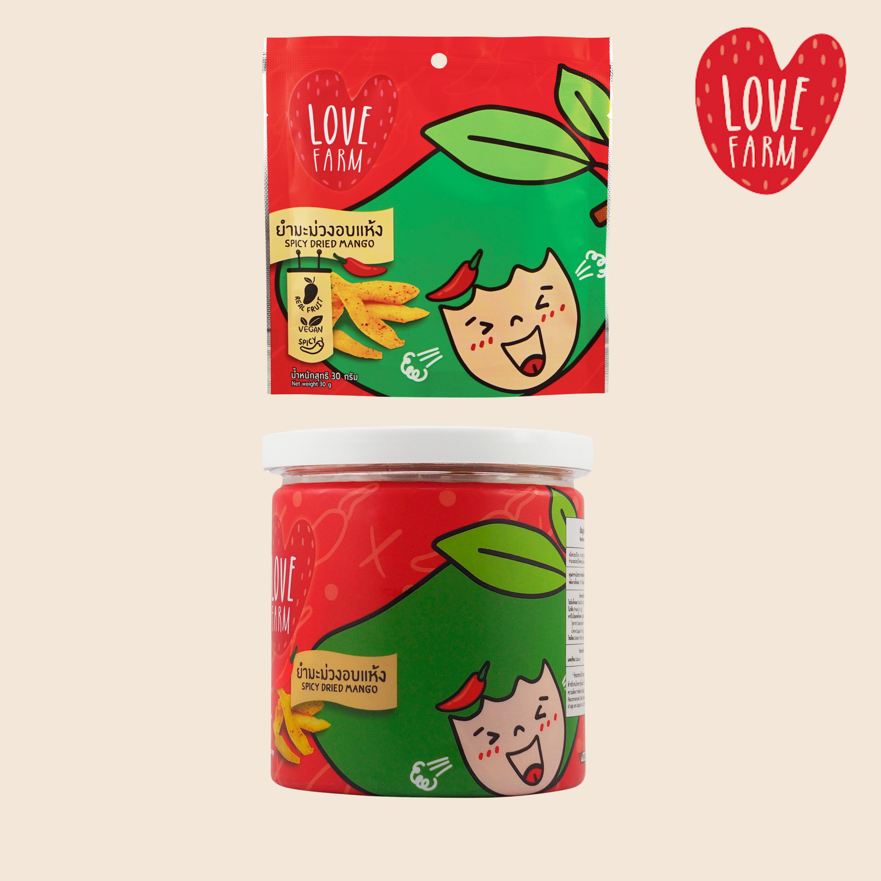 Spicy Dried Mango 30g / 120g