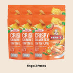 Papa-T Crispy Salmon Skin Tom Yum Flavour 64g premium snack
