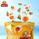 Papa-T Crispy Salmon Skin Salted Egg Flavour 64g premium snack