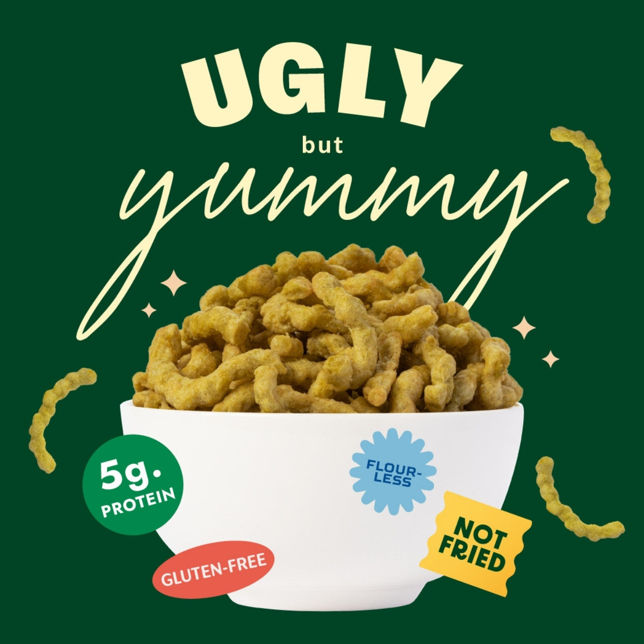 De La Lita Ugly Pea Onion Shoyu Flavour 30g crunchy pea snack