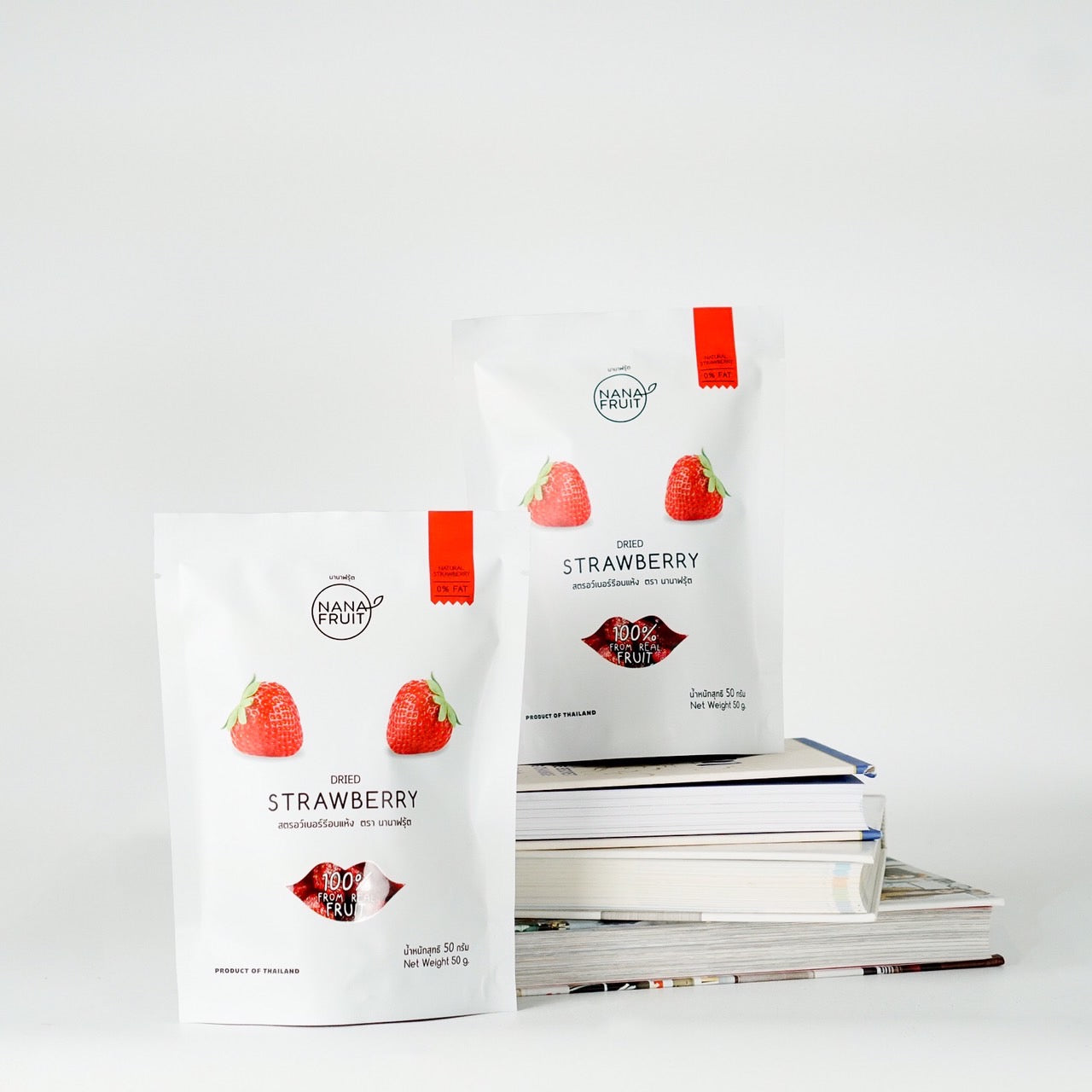 Nanafruit Premium Dried Strawberries – Naturally sweet and tangy dried strawberries, rich in vitamin C and antioxidants, with low sugar and no preservatives.