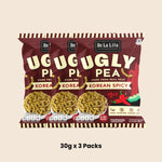 De La Lita Ugly Pea Korean Spicy Flavour 30g crunchy pea snack