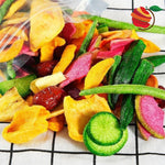 Fruitasy Mix Fruits and Vegetable Mix – A crispy and colorful blend of dehydrated fruits and vegetables, offering a naturally sweet and savory snacking experience.