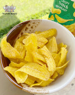 Sud Thang Gluy Thin-Sliced Banana Chips – Crispy, fragrant banana chips made from pesticide-free bananas, lightly seasoned for a naturally sweet and non-greasy snack. Dangerously addictive!