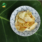 Mae Lamom Durian Chips – Crispy, fragrant chips made from premium Monthong durians, freshly fried and preservative-free for a naturally delicious snack.