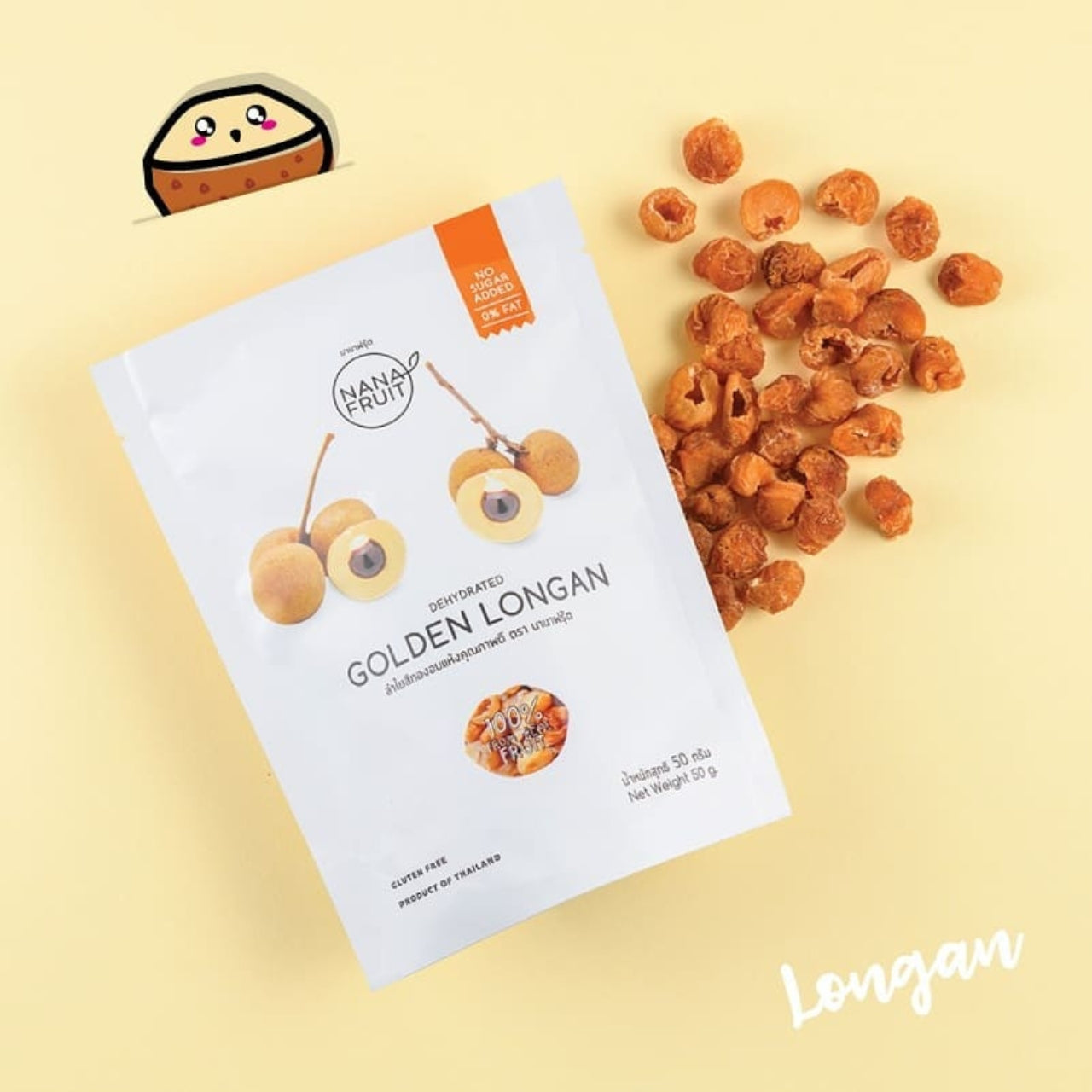 Nanafruit Premium Dried Longan – Naturally sweet, chewy, and aromatic dried longan, rich in antioxidants and essential nutrients, with no added sugar or preservatives.
