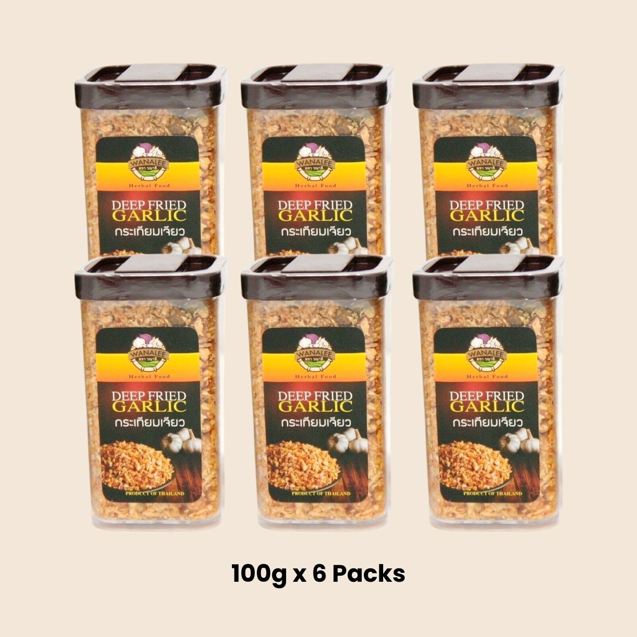 Wanalee Crispy Deep Fried Garlic 110g cooking topping
