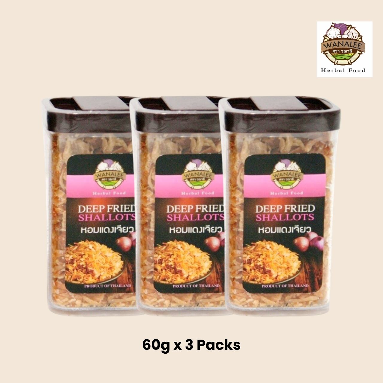 Wanalee Crispy Deep Fried Shallots 80g cooking topping