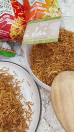 Hua Hed Golden Mushroom – Crispy, savory golden mushroom snack with a natural umami flavor and satisfying crunch.